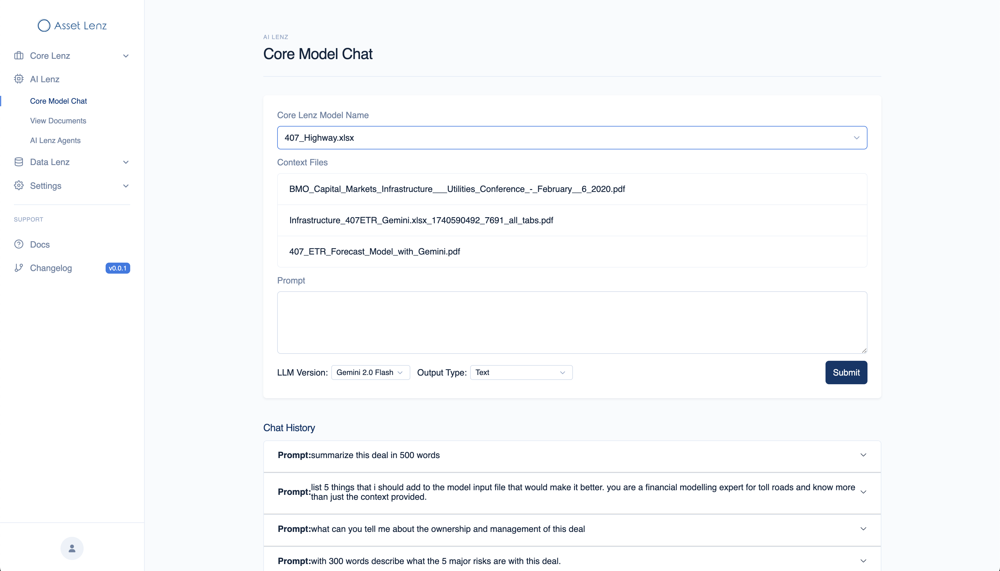 Core Model Chat