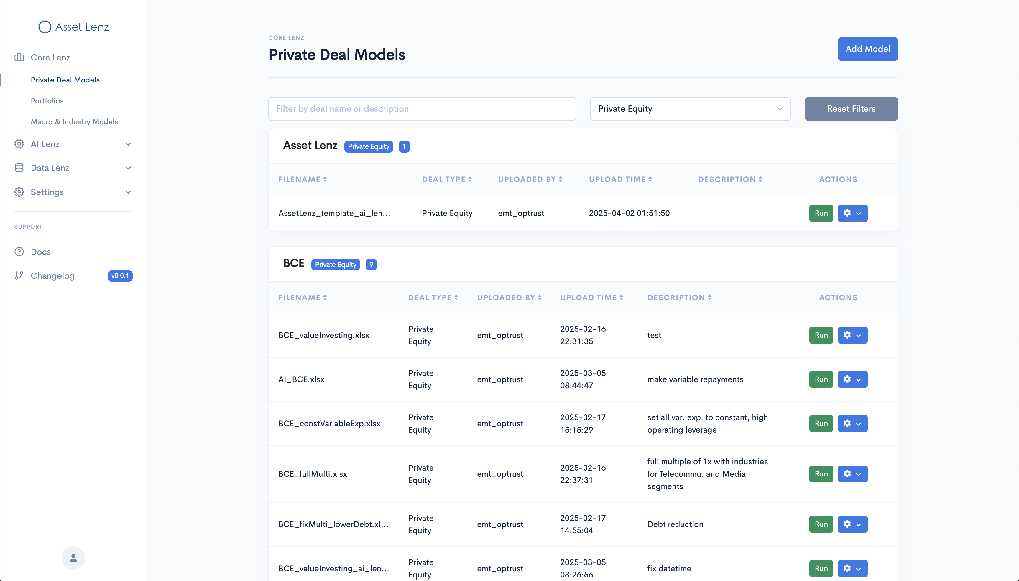 Private Deal Page